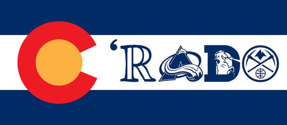 Colorado Flag Rado Sticker Denver Broncos By Milehighrefry