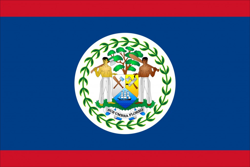 HD Belize Flag Wallpaper