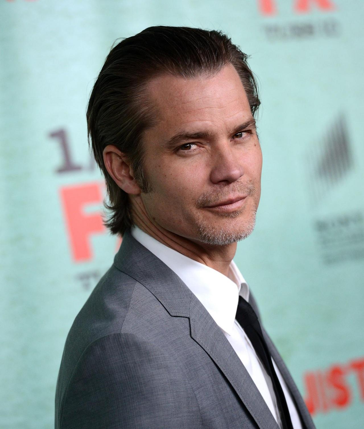 Timothy Olyphant Attends The Premiere Of Fx Justified Season Large