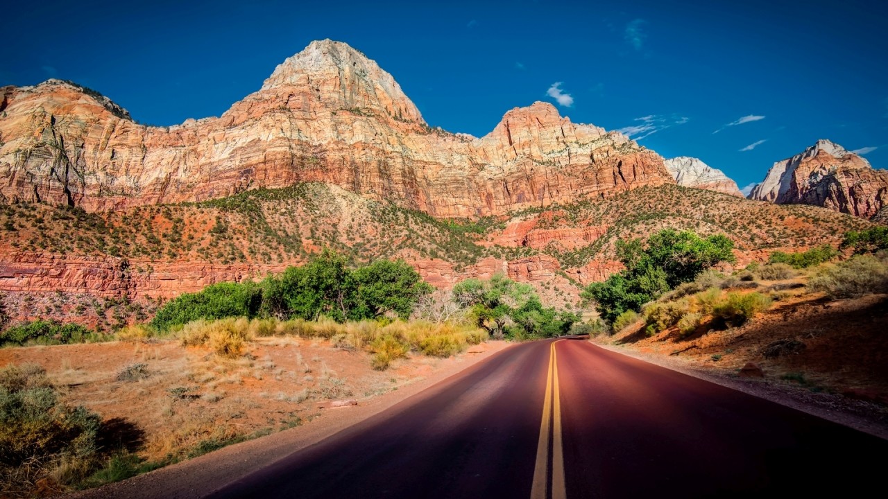 Zion National Park Sunny Day Wallpaper