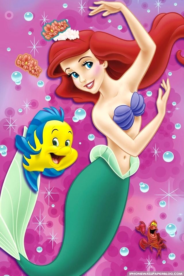 Little Mermaid iPhone Wallpaper Desktop Background