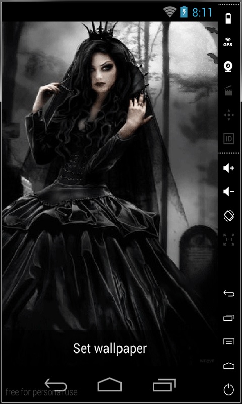 Gothic Queen Live Wallpaper For Your Android Phone