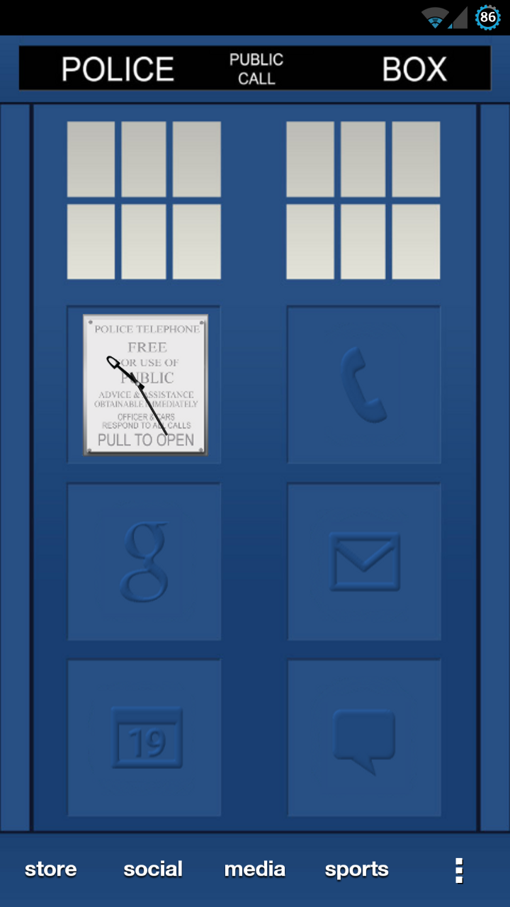 Doctor Who Tardis Android Homescreen By Smoothbuddha Mycolorscreen