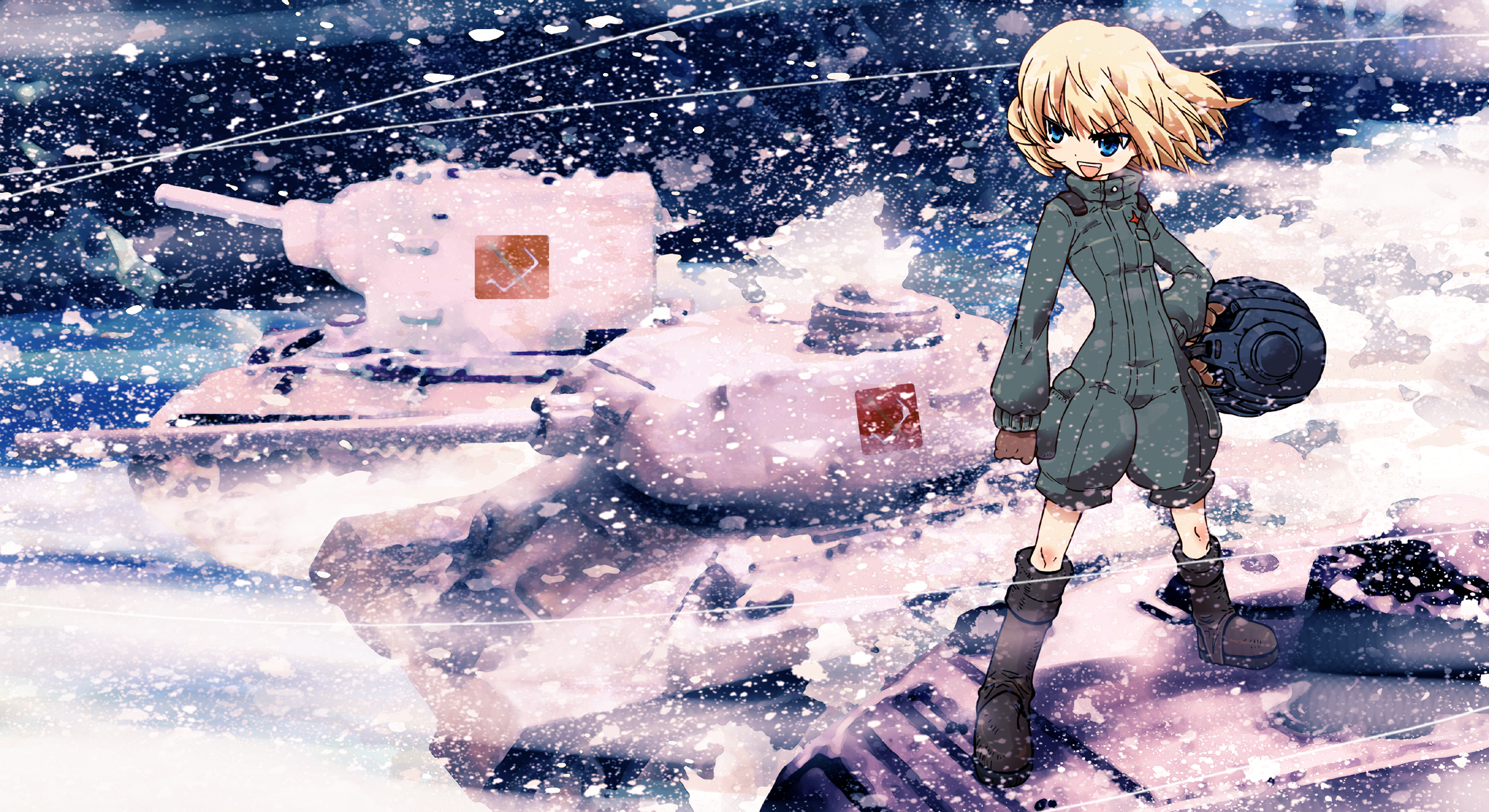 Anime   Girls Und Panzer Wallpaper 2200x1200