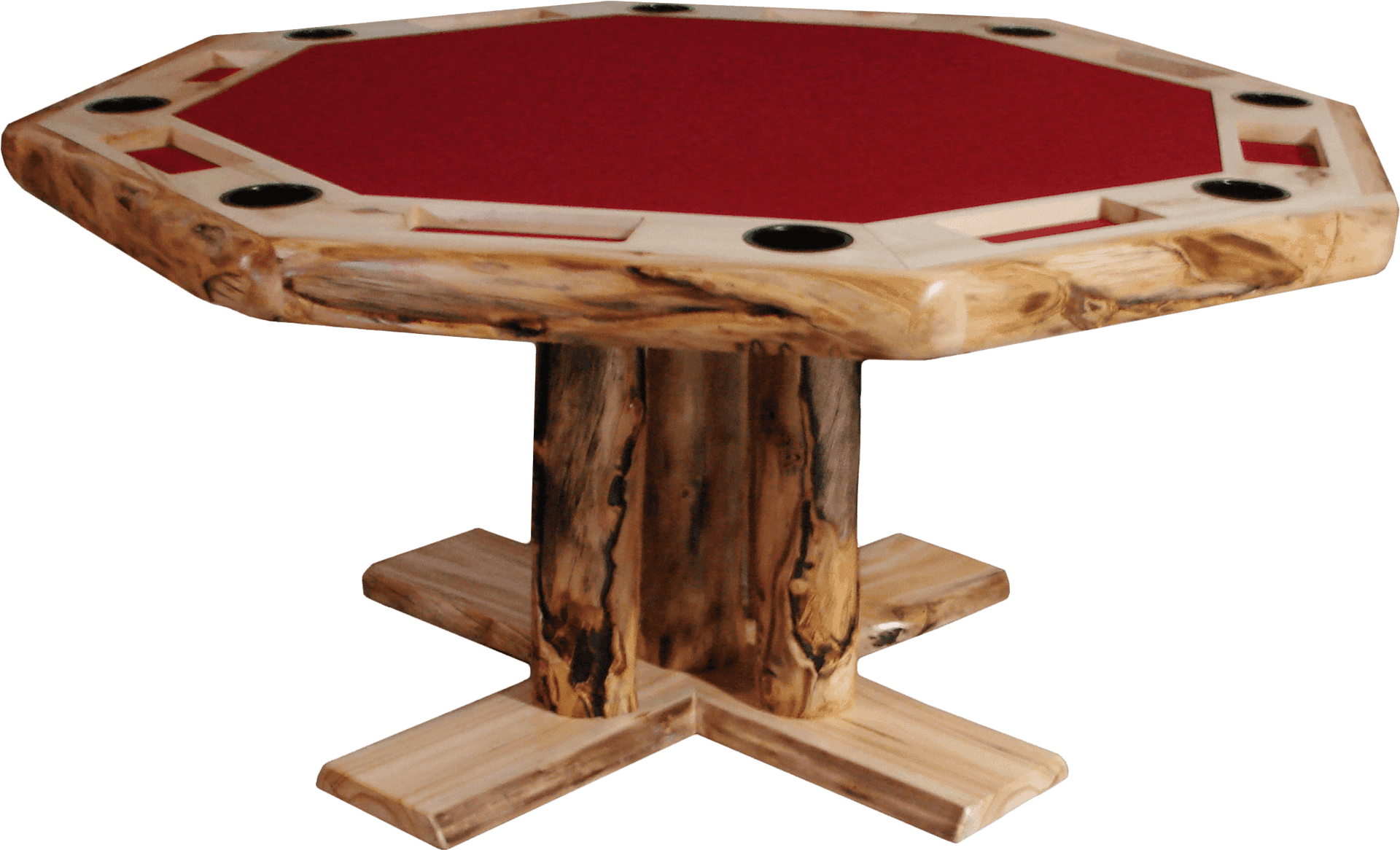 Rustic Wooden Poker Table Wallpaper
