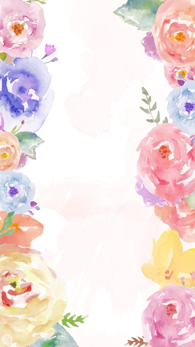 iPhone Wallpaper Background Funds Watercolor