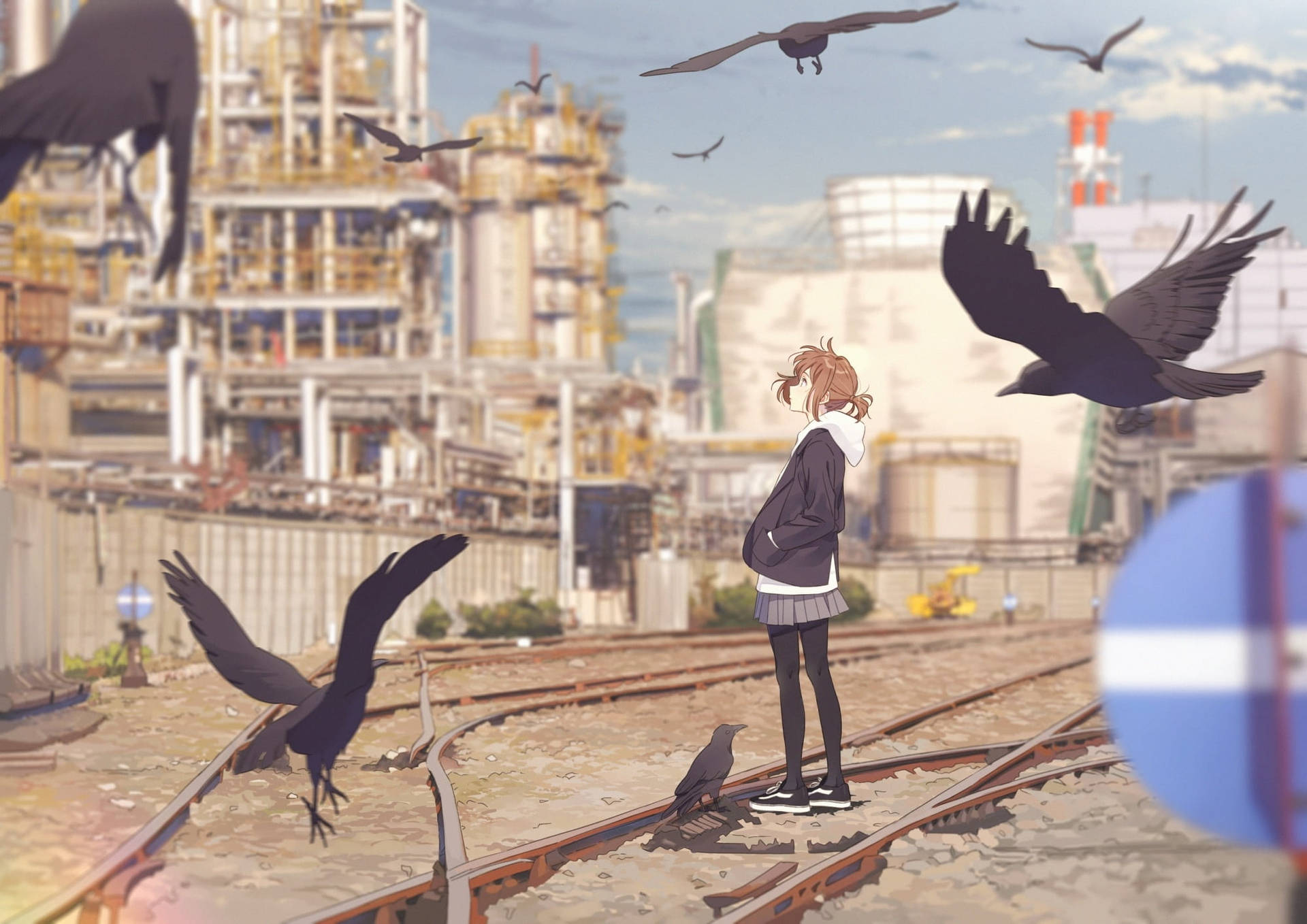 Tomboy Anime Girl Wallpaper