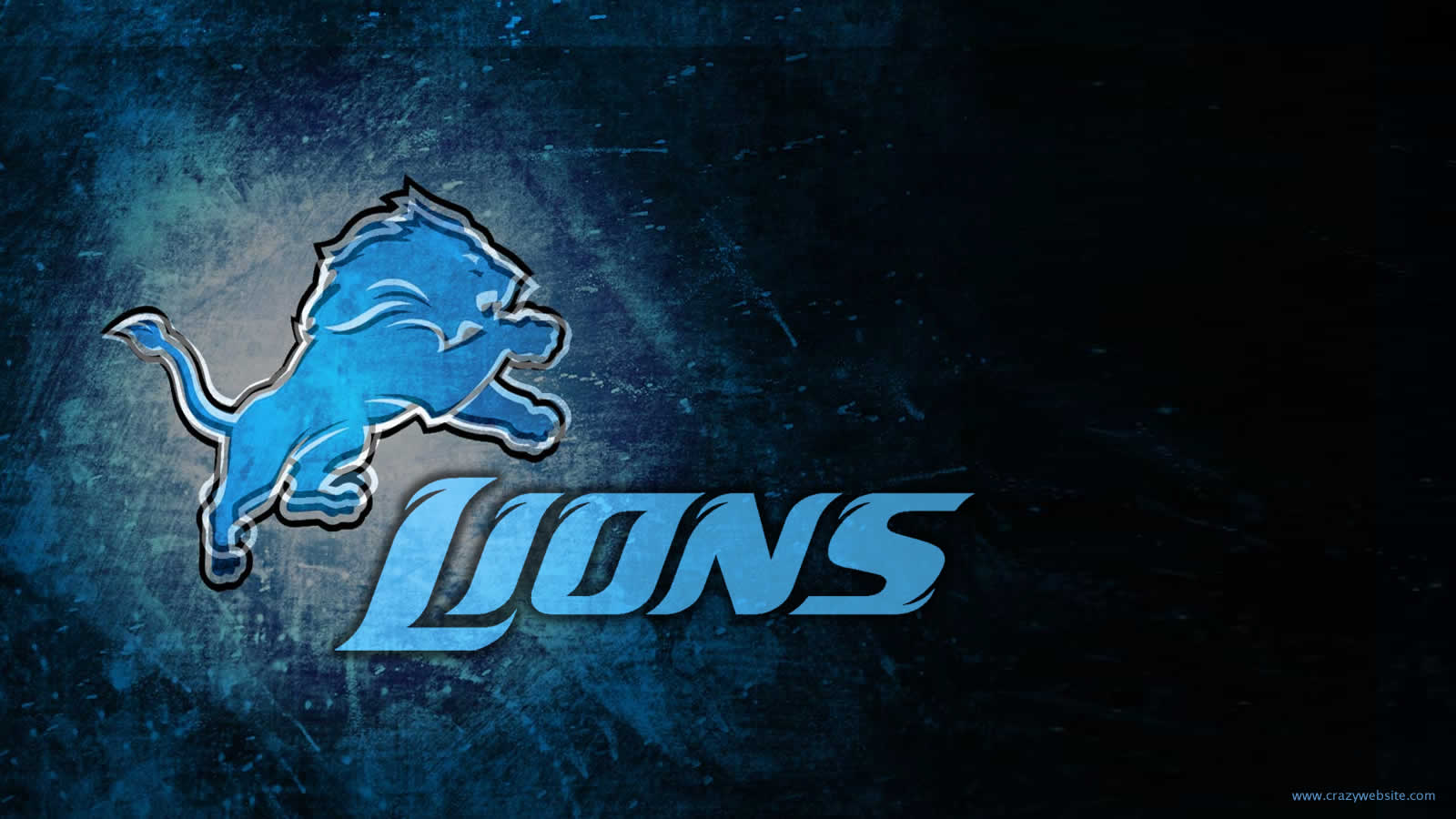Detroit Lions Football Team Logo Wallpaper Background Click Thumbnail