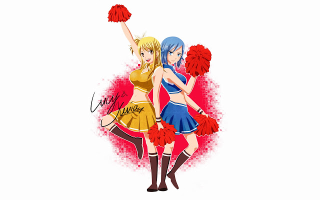 Cheerleader Lucy Juvia Fairy Tail A042 HD Wallpaper
