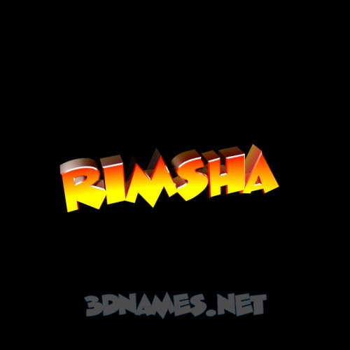 Pre Of Black Background For Name Rimsha