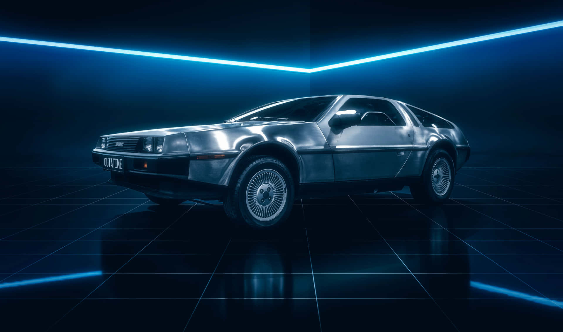 Delorean 4k X Wallpaper