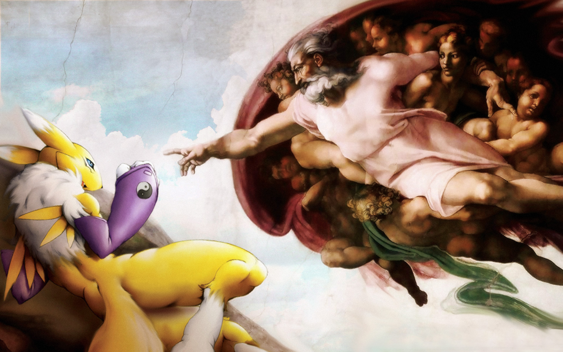 The Creation Of Renamon Know Your Meme