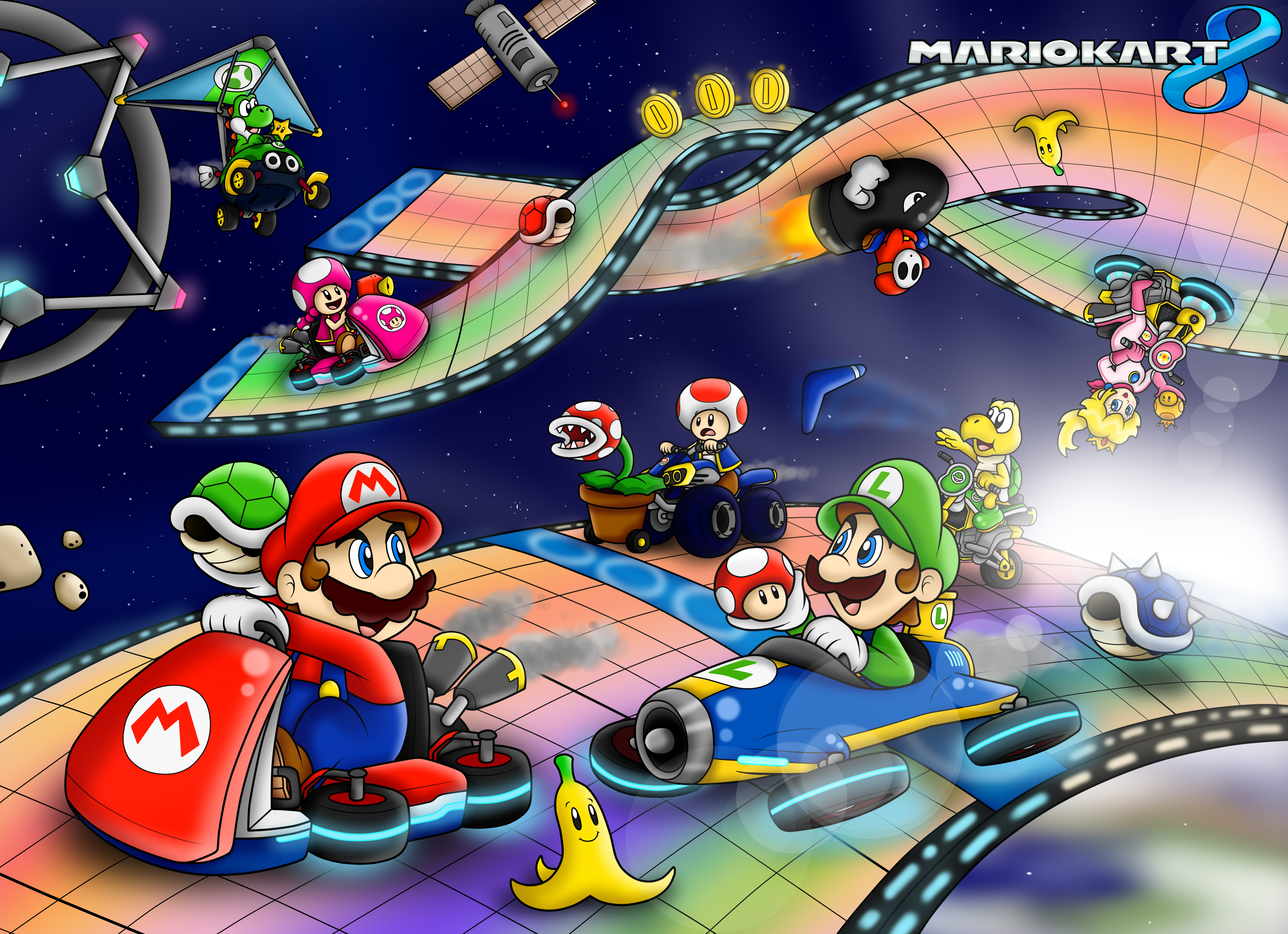 Mario Kart 8 Computer Wallpapers Desktop Backgrounds