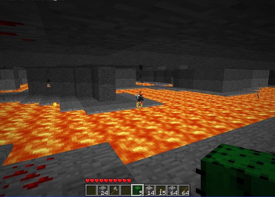 Lava Minecraft Background The Floor Is