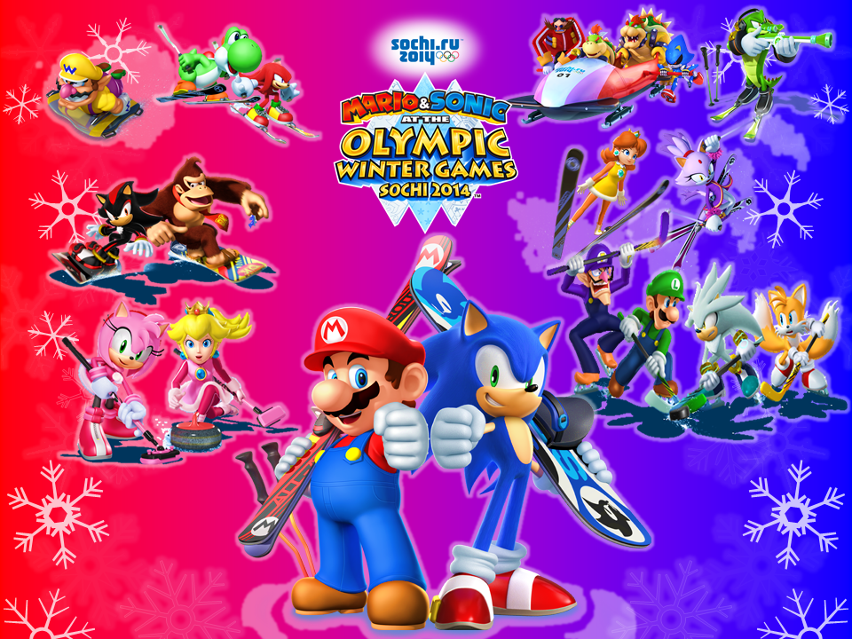 Image About Mario Sonic At The Sochi Olympic