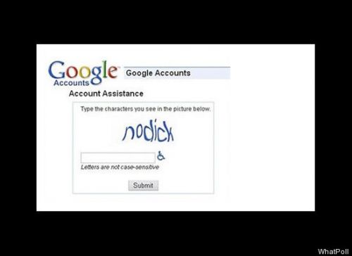 Funny Captcha Fails The Most Inappropriate Internet Auto Design Tech