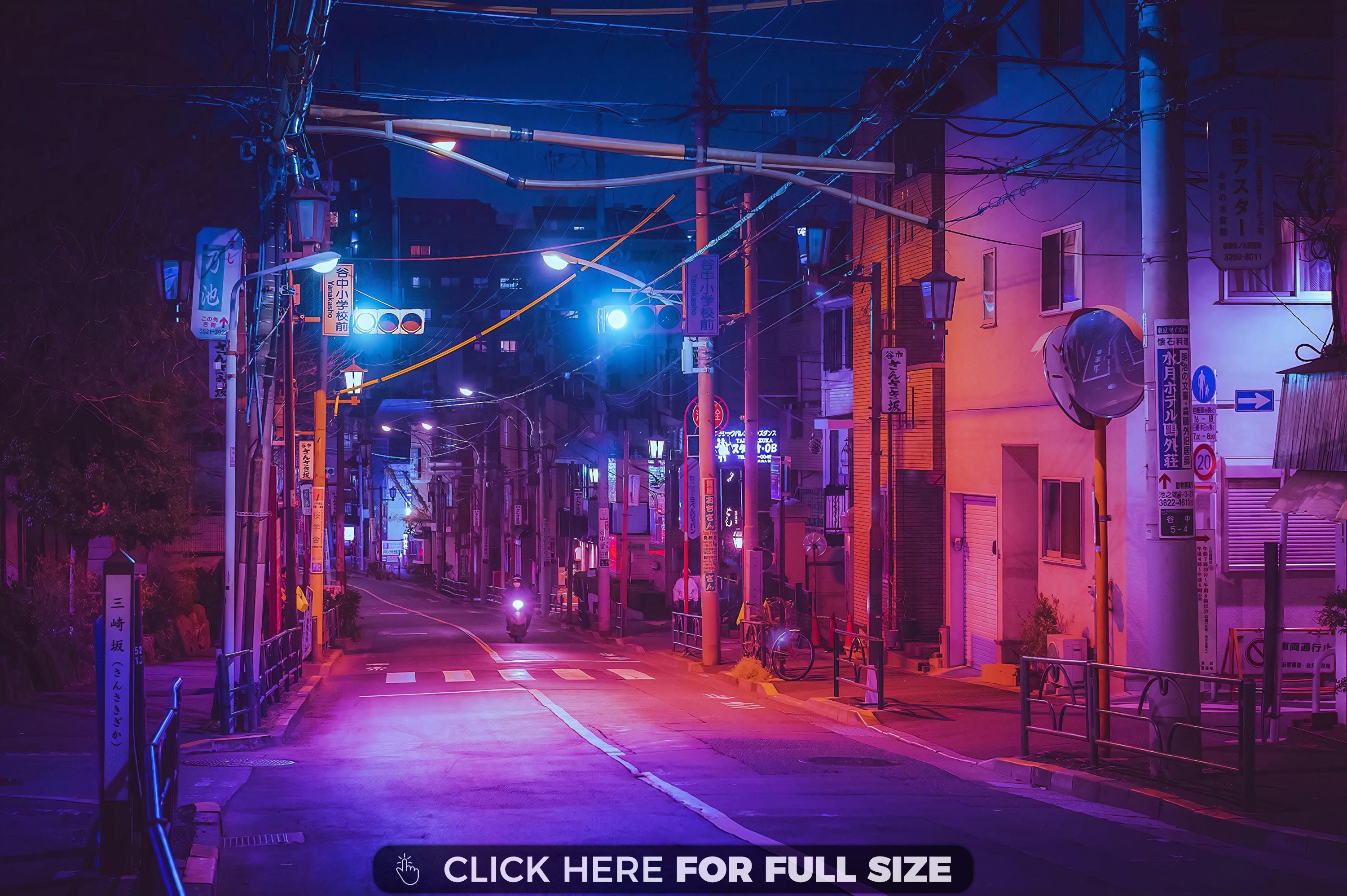 A Street In Japan HD Wallpaper