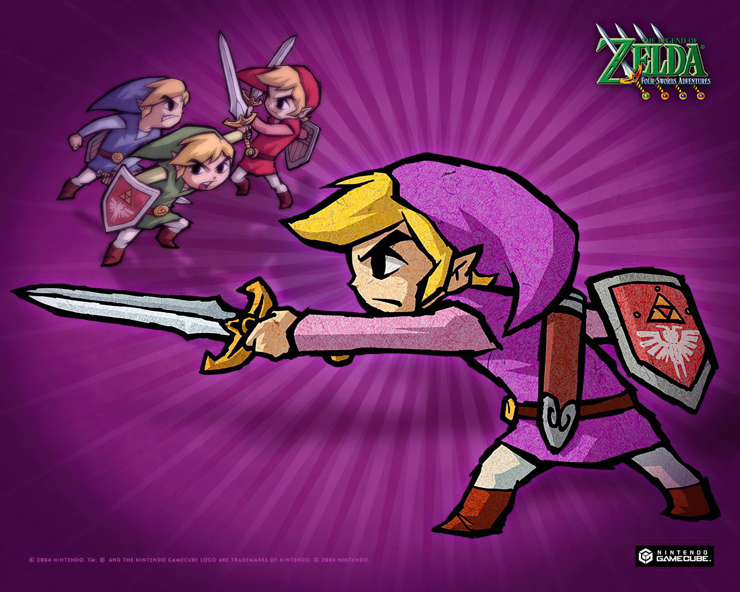 The Legend of Zelda Four Swords Adventures HD Wallpaper