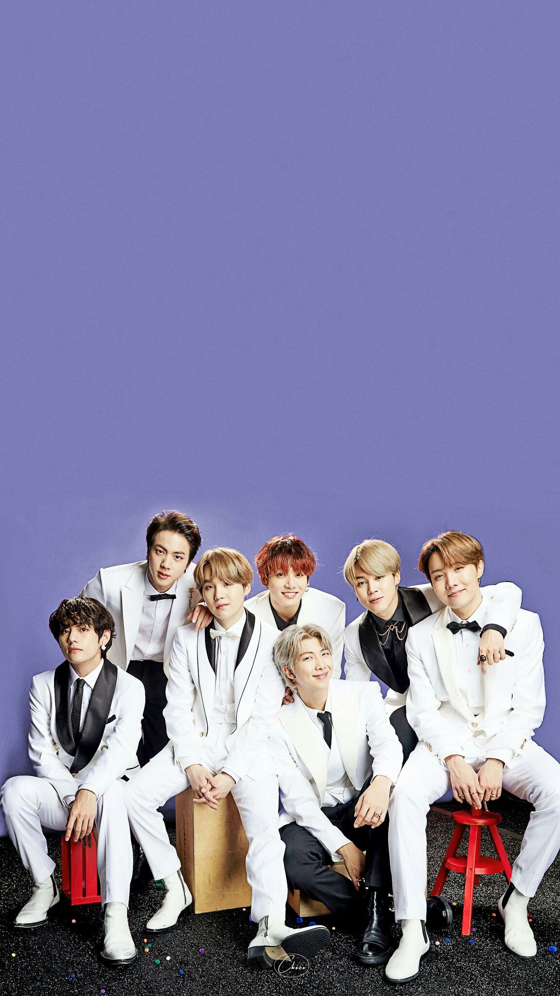 Bts Group Wallpaper On
