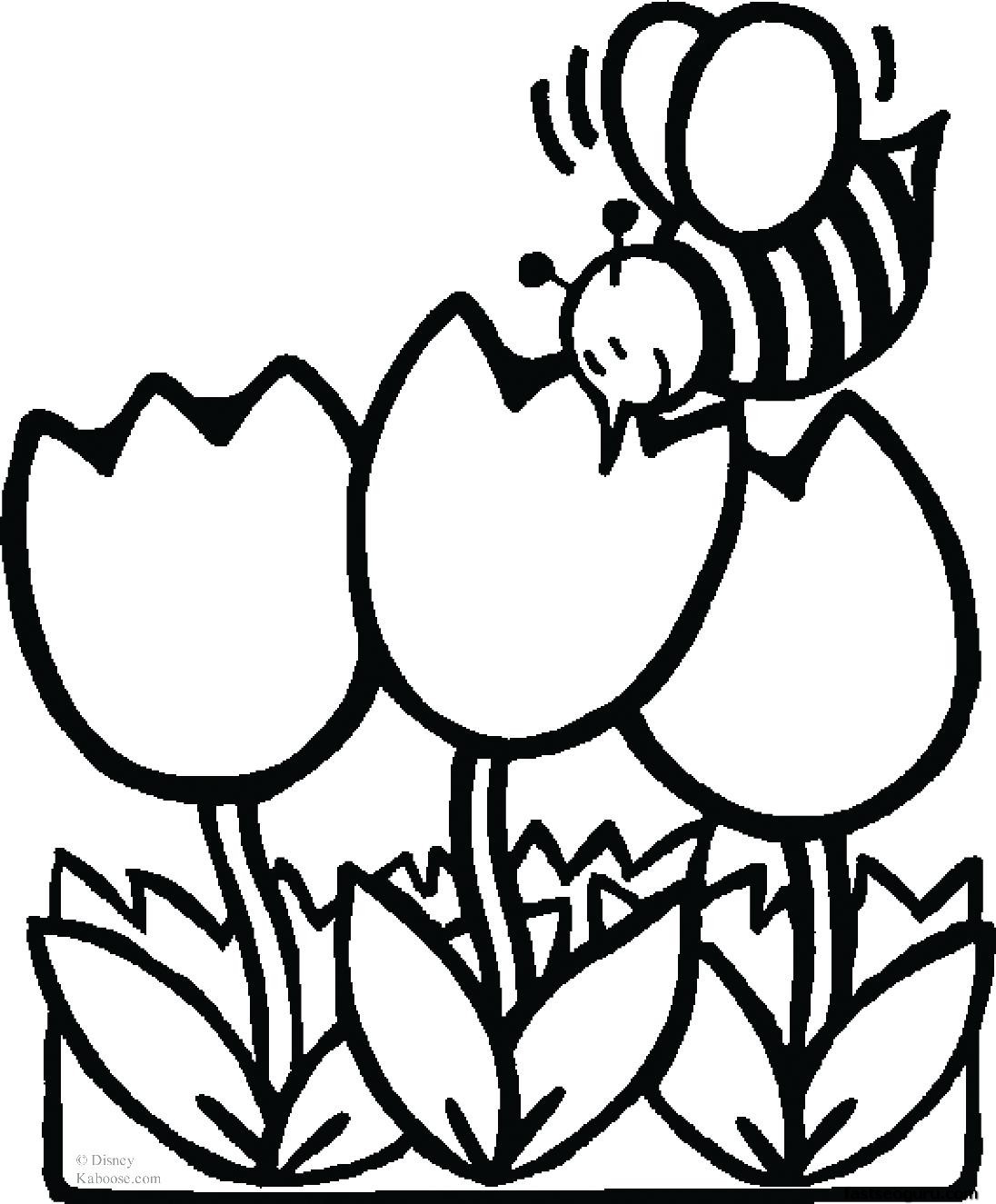 Printable Spring Coloring S For Kids