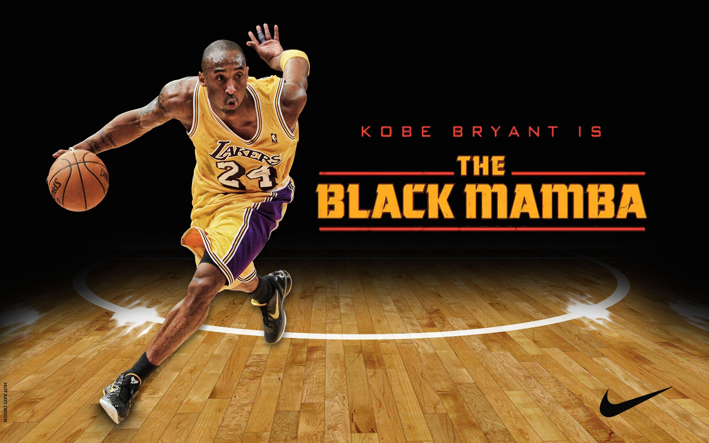 Kobe Bryant Logo Black HD Wallpaper Basketball