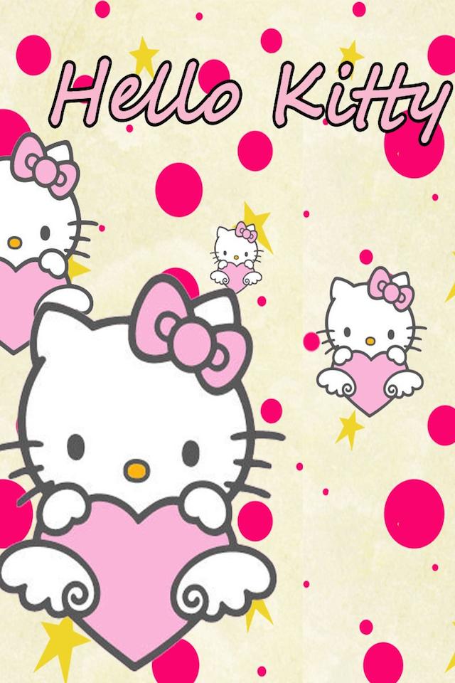 Hello Kitty Wallpaper Blank Printable BirtHDay Invitation