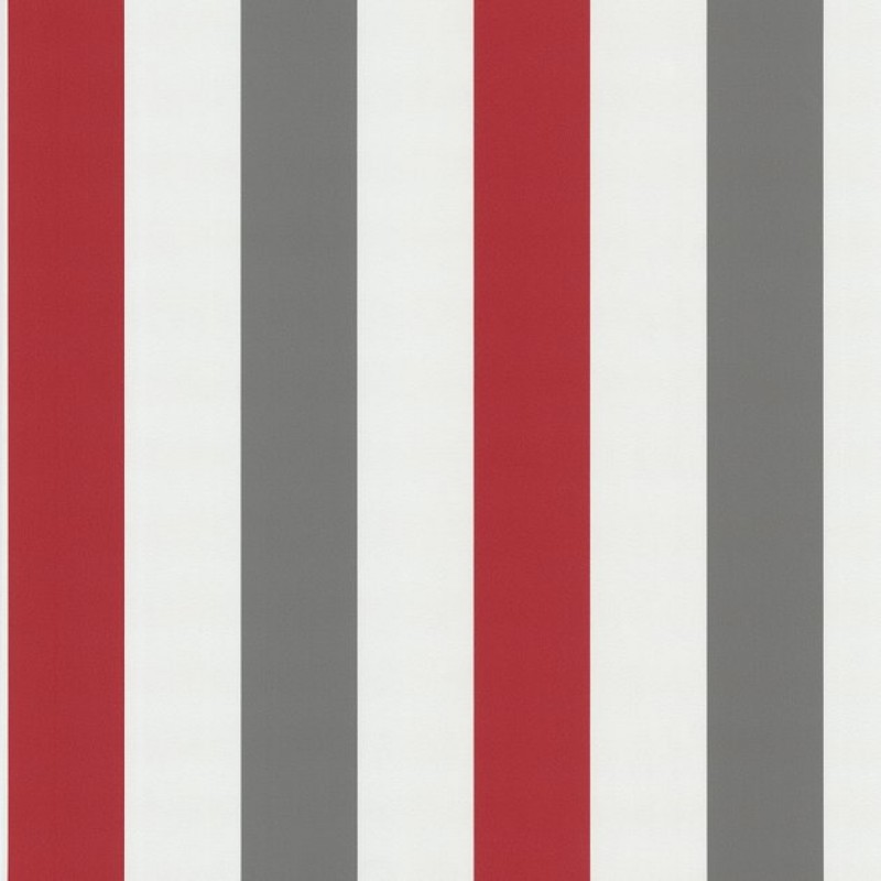 Code Red Stripe Silver White Wallpaper By P S International