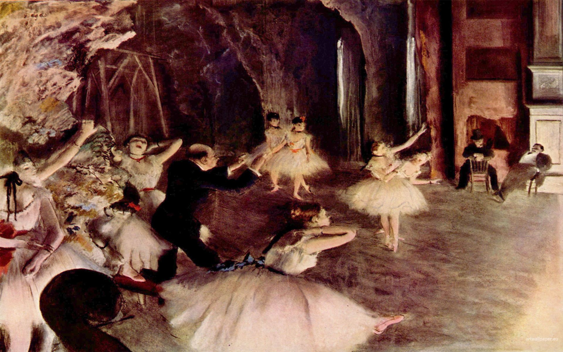 Edgar Degas Wallpaper Top Background