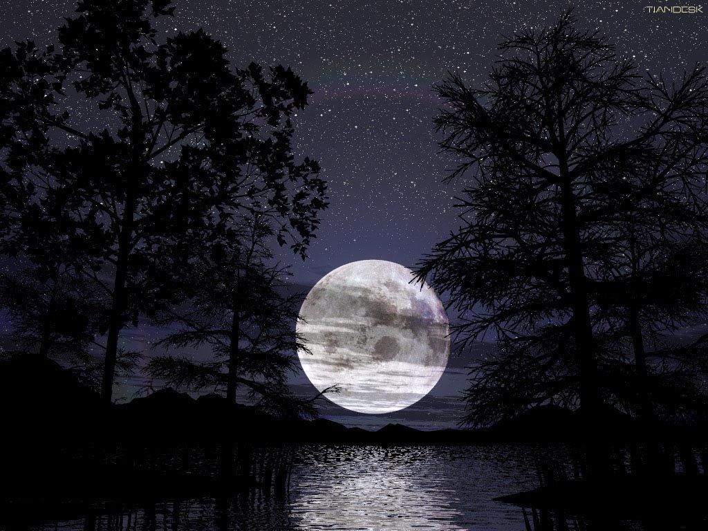 distanse Full Moon Wallpapers