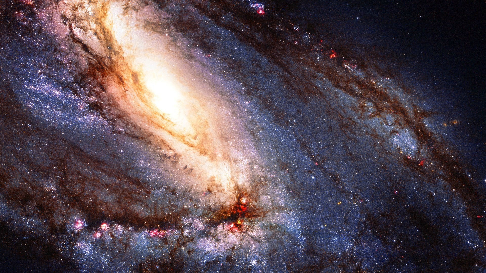 A stunning image of a spiral galaxy, showcasing its bright core, swirling dust lanes, and countless stars. Perfect for astronomy enthusiasts