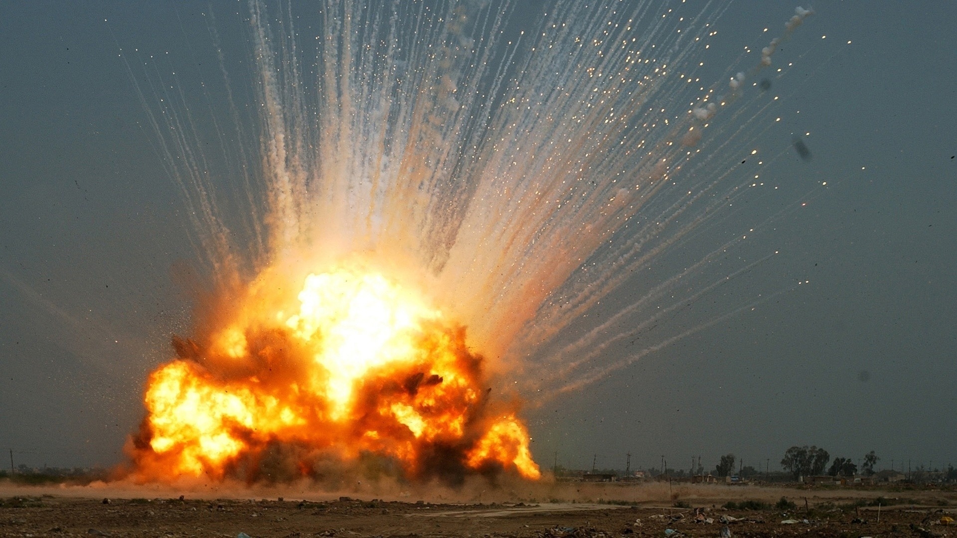 Military Explosion Wallpaper