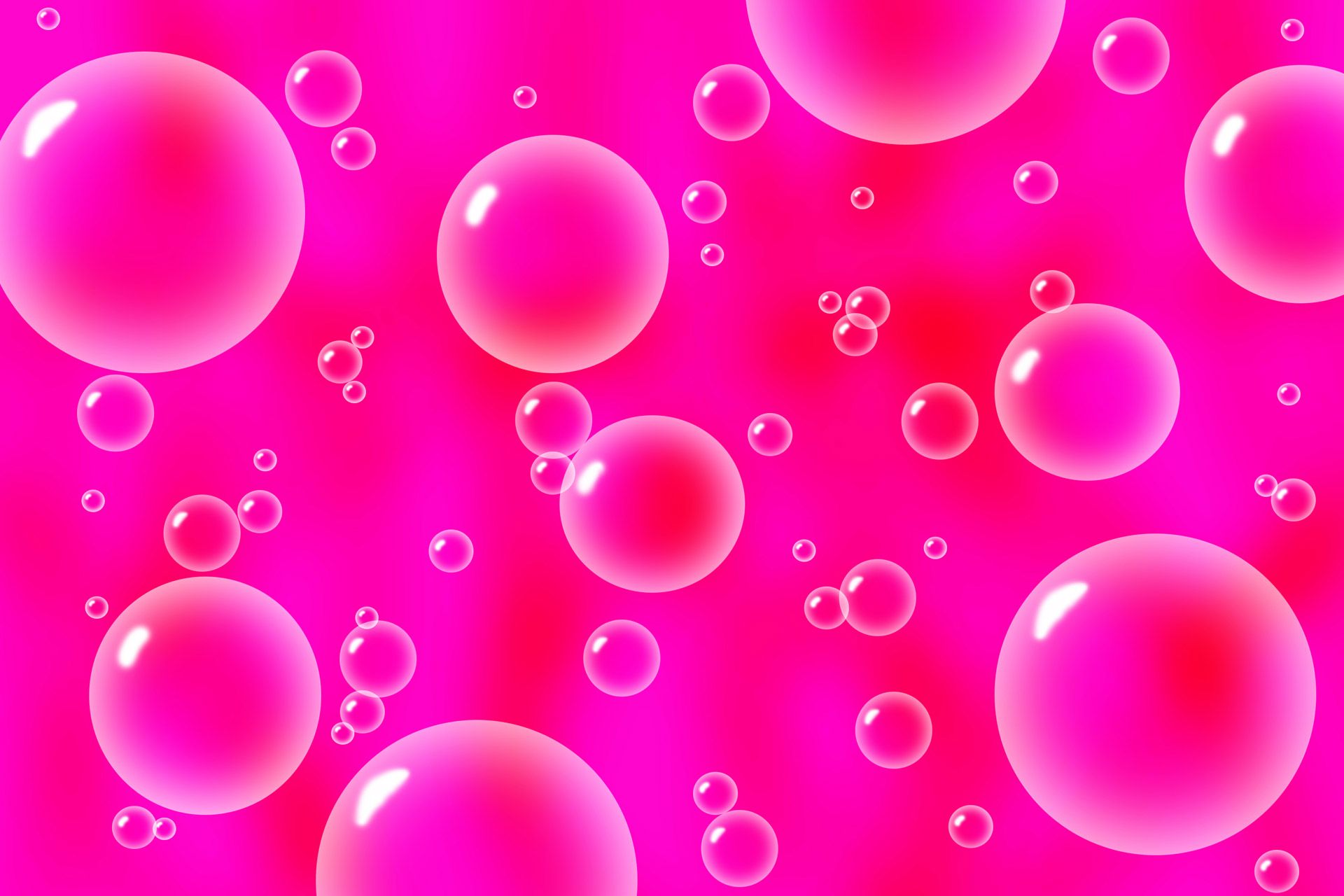 Bubbles On Pink Background Stock Photo HD Wallpaper