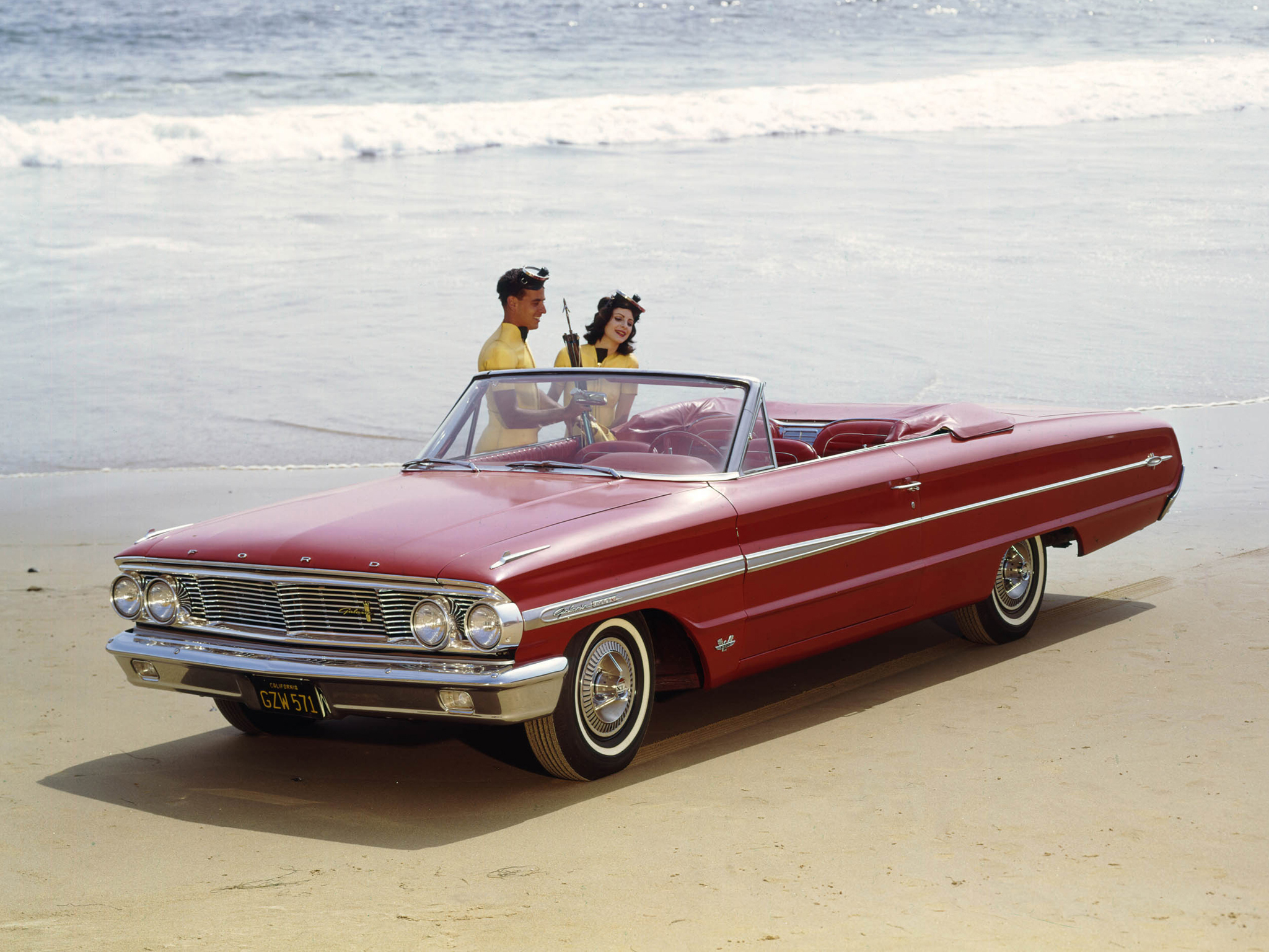 Ford Galaxie Convertible Classic Wallpaper Background