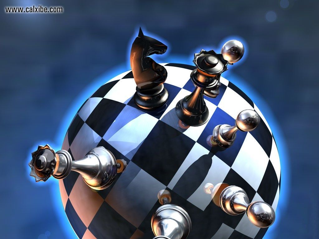 Dimensional 3d Round Chess Board Picture Nr