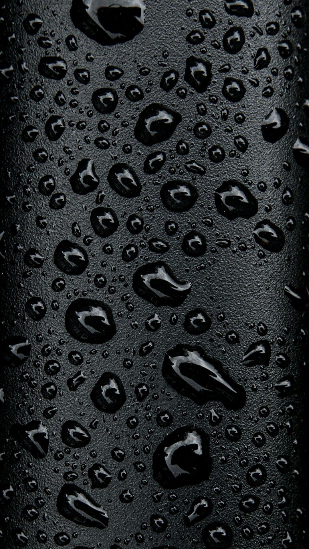 Black Water Droplets Phone Wallpaper Galaxy S8