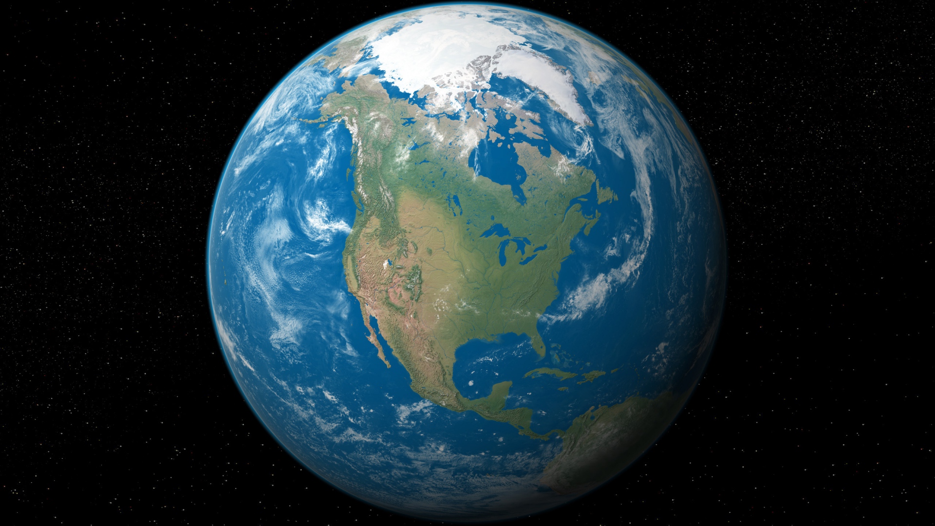 Full HD Wallpaper Earth Usa Photo From Space Desktop Background