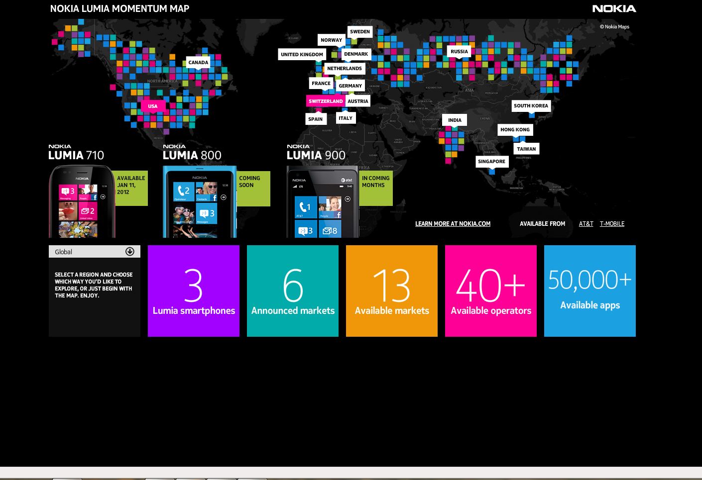 Nokia Lumia Momentum Map Wp7 Connect