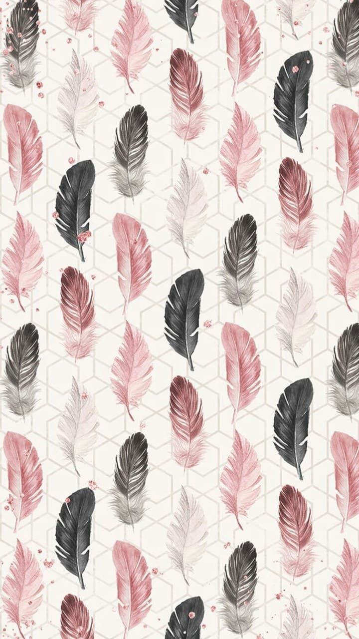 Feathers Wallpaper Wishbone Bear 90s Fashion