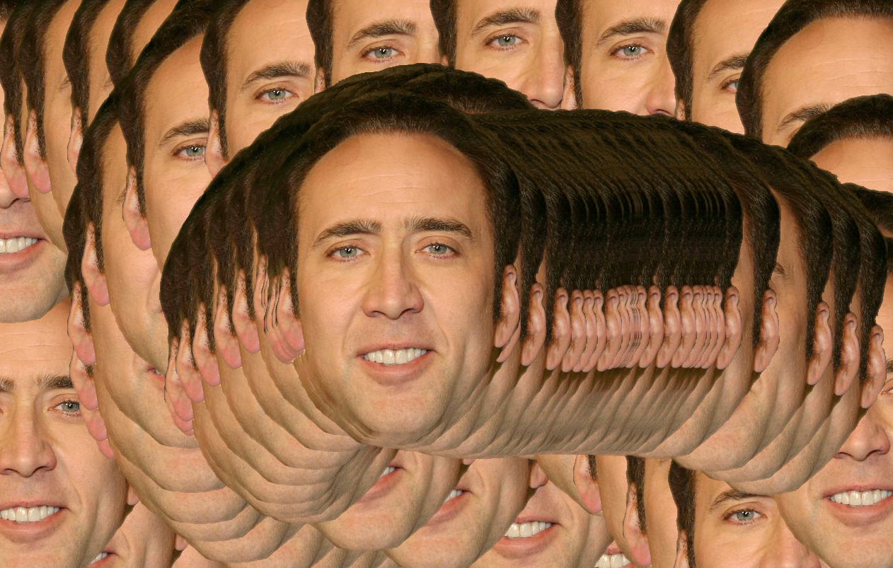 Nicolas Cage Funny Face Website Tool