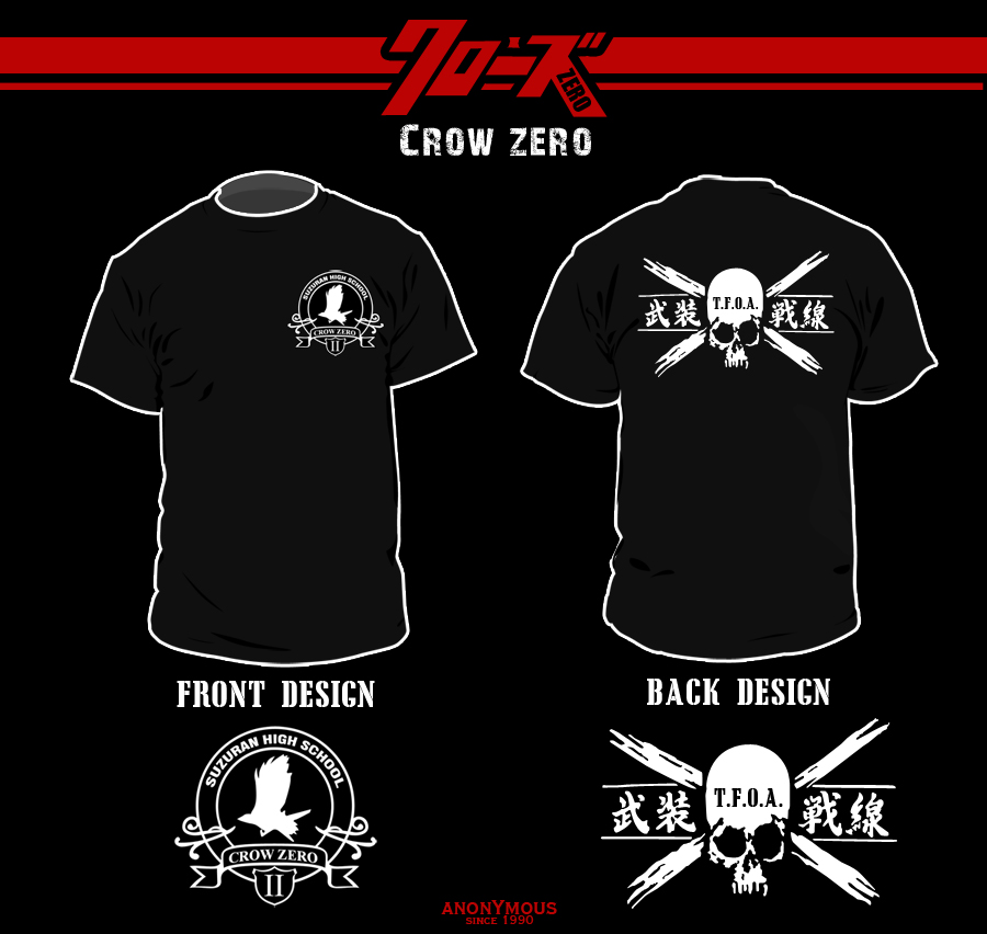 Crow Zero Shirt Design by putingpangil on