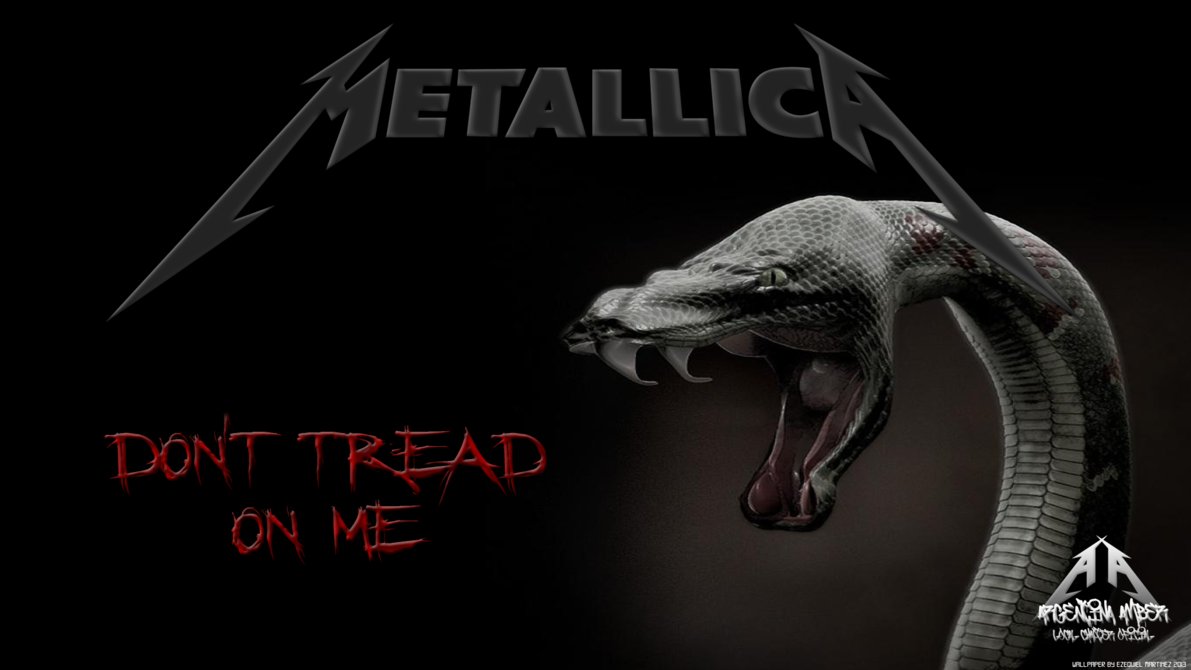 Dont Tread On Me Metallica Wallpaper By Emfotografia