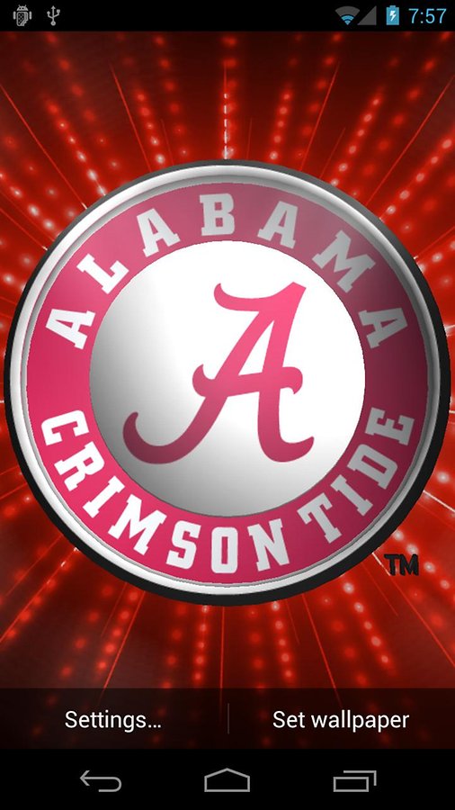 Alabama Crimson Tide Lwp Tone Android Apps And Tests Androidpit