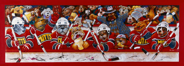 Hockey Mutts Wall Mural Contemporary Decals By Murals Your