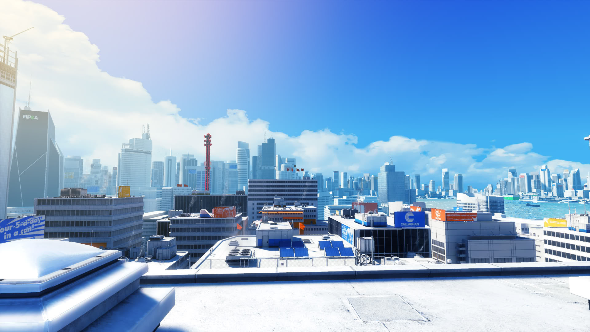 Obstacle Course Action Games Wallpaper Image Featuring Mirrors Edge