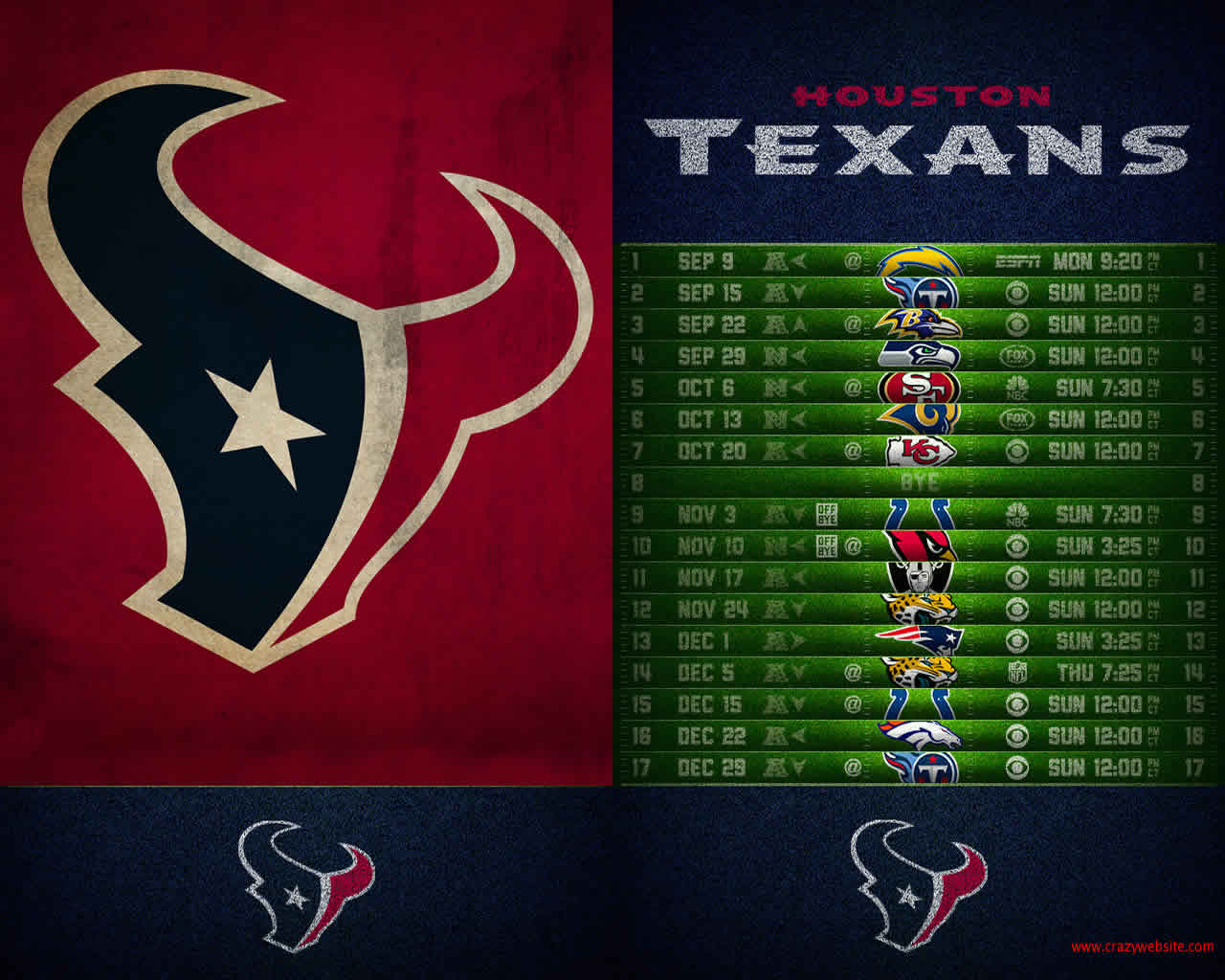 Your Favorite Afc South Division Nfl Football Teams The Houston Texans