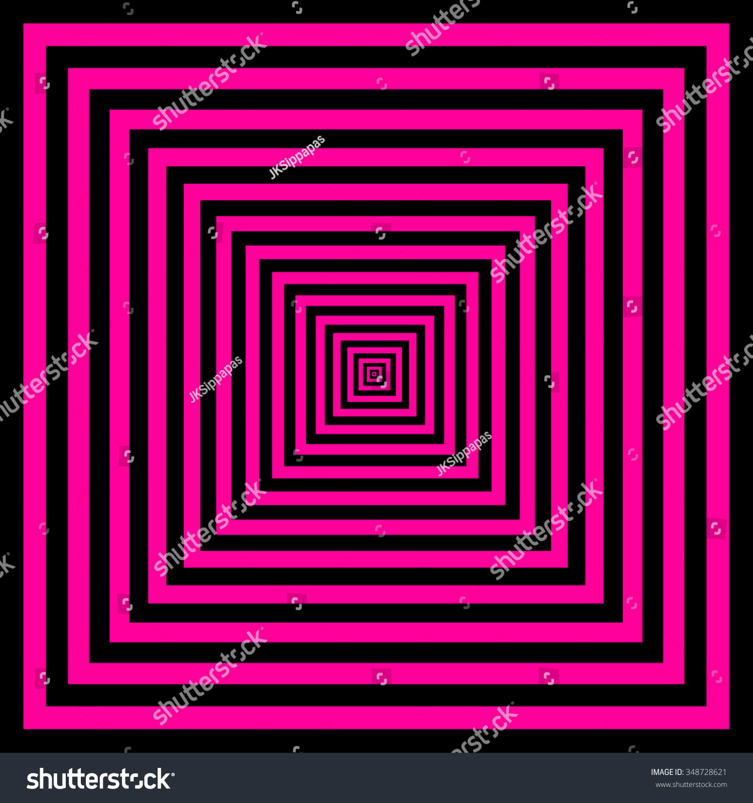 Black Pink Color Pattern Square Shape Stock Illustration