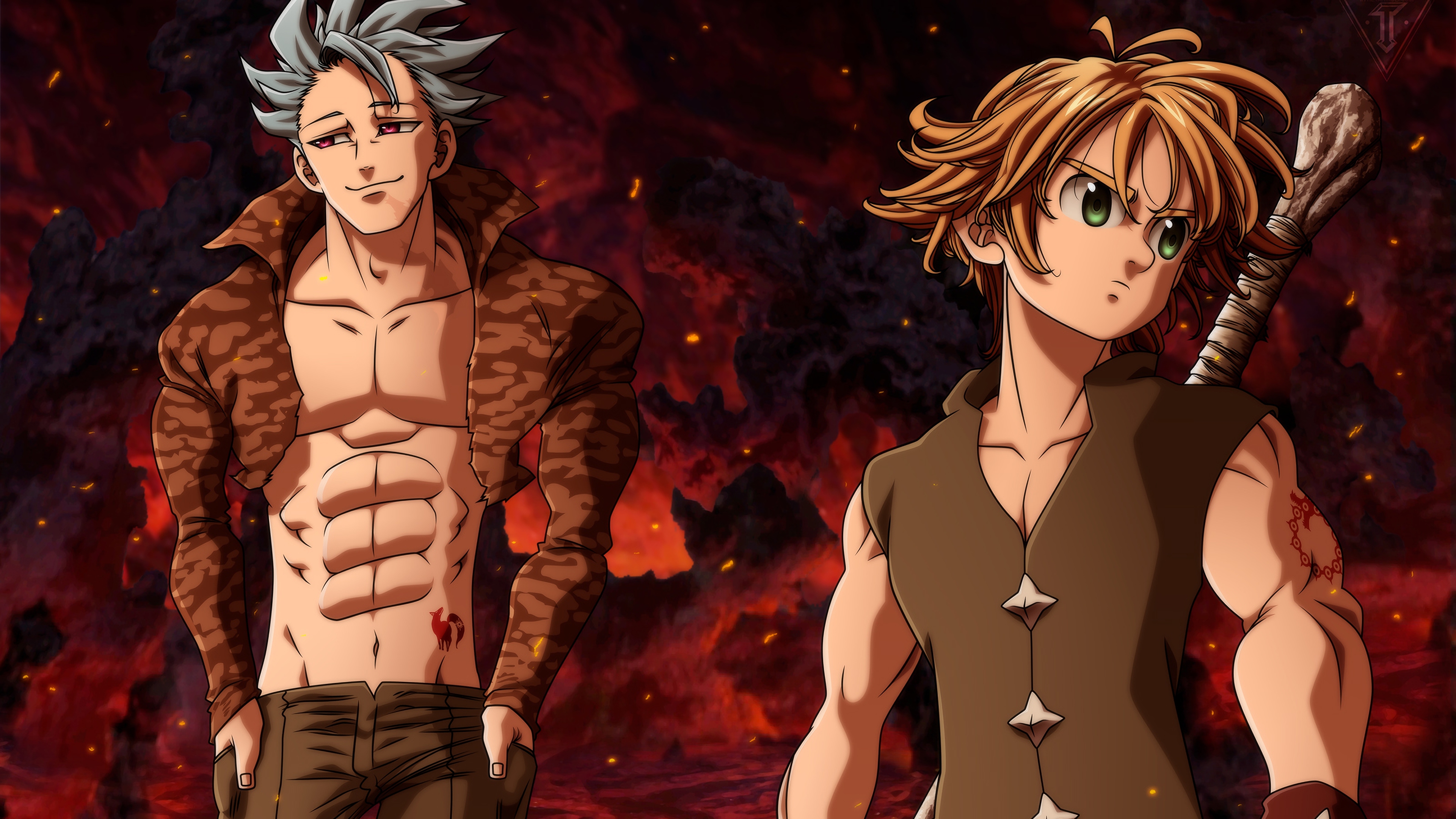 The Seven Deadly Sins 4k Ultra HD Wallpaper Background Image
