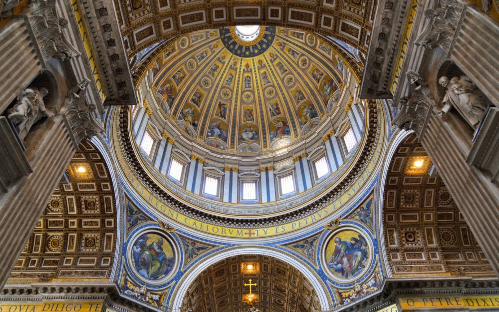 St Peter S Basilica Vatican Dome Picture Interior Design