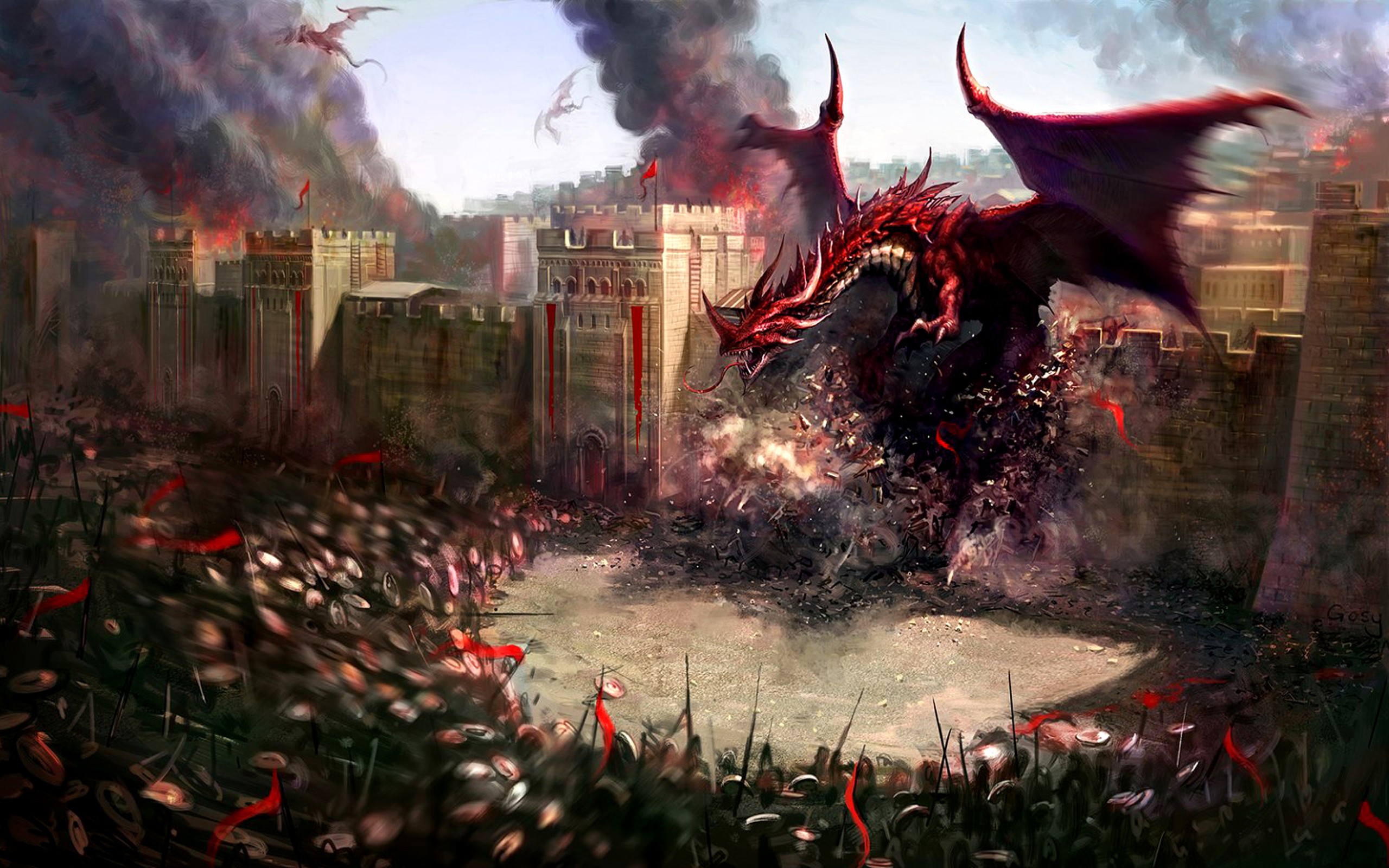 Dragons Creatures Digital Art 3d HD Wallpaper