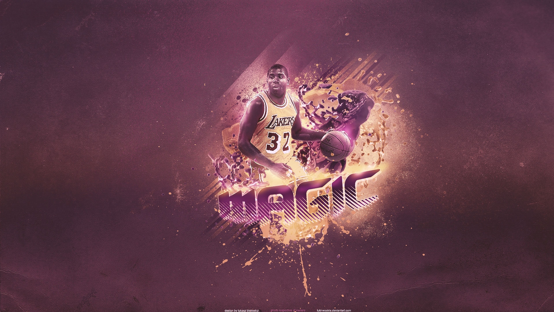 Magic Lakers Nba Wallpaper HD